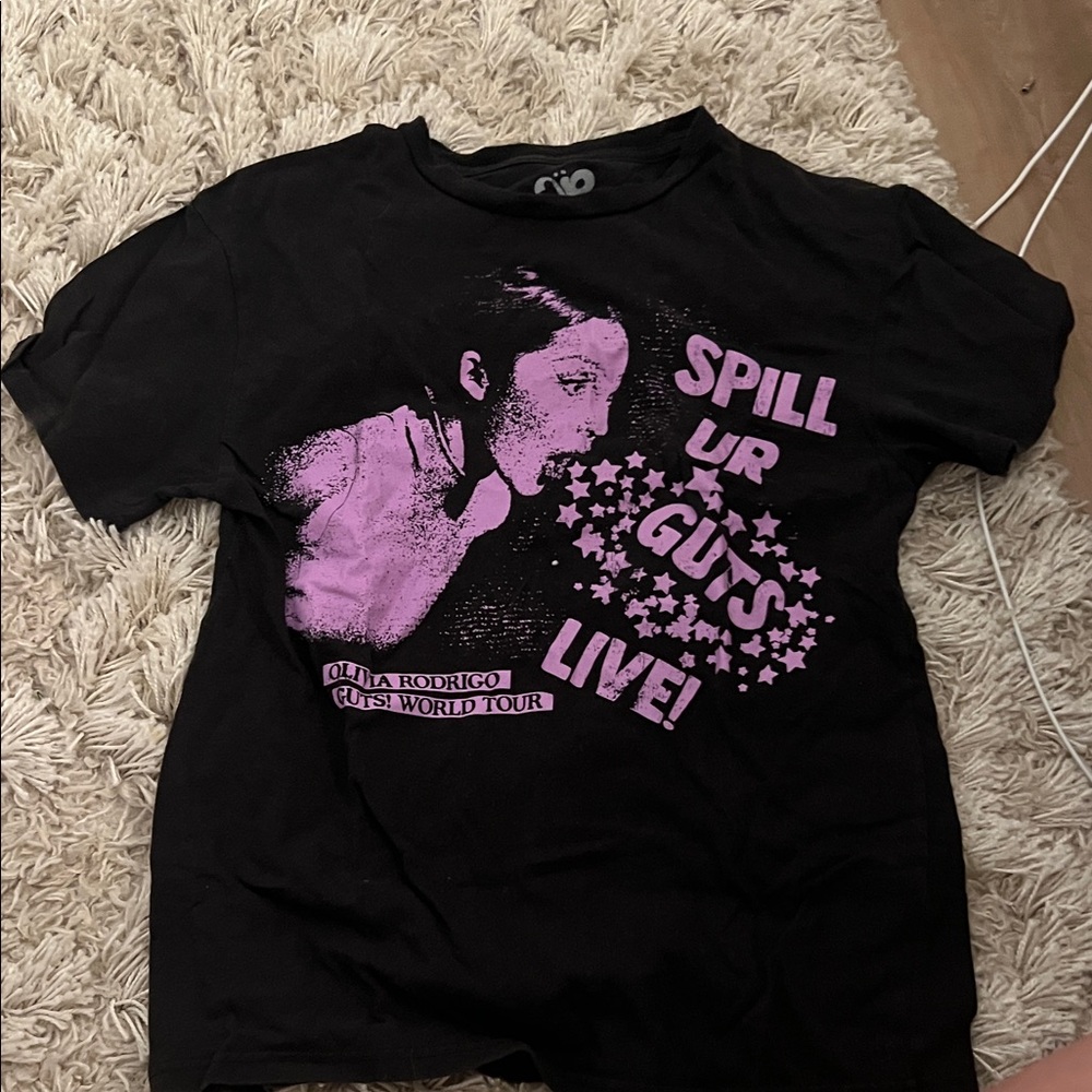 Black and Purple Graphic Tee